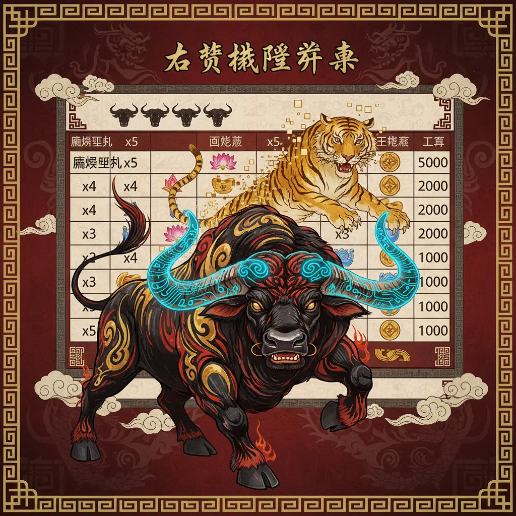 老虎機賠率表 - 瘋狂野牛