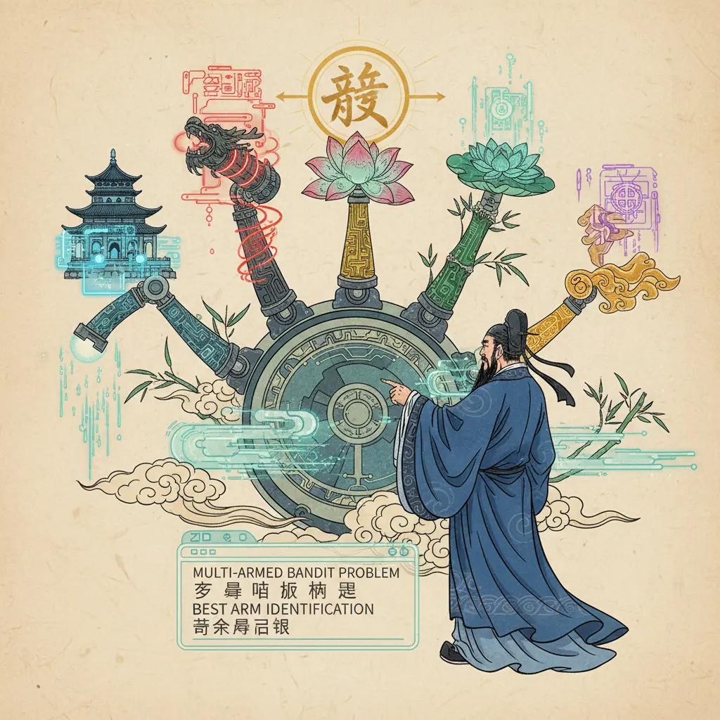 Multi-armed bandit problem - identification