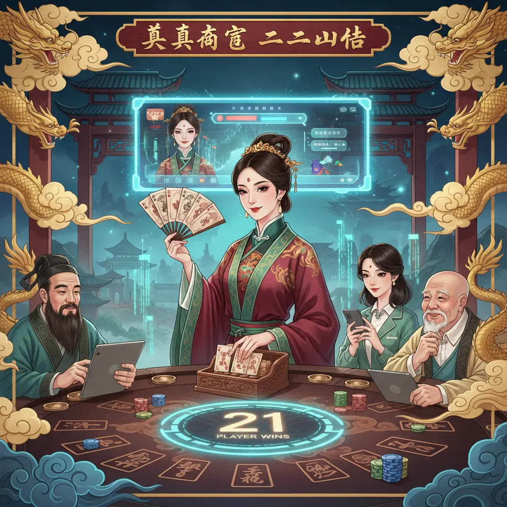 真人荷官遊戲 - 二十一點